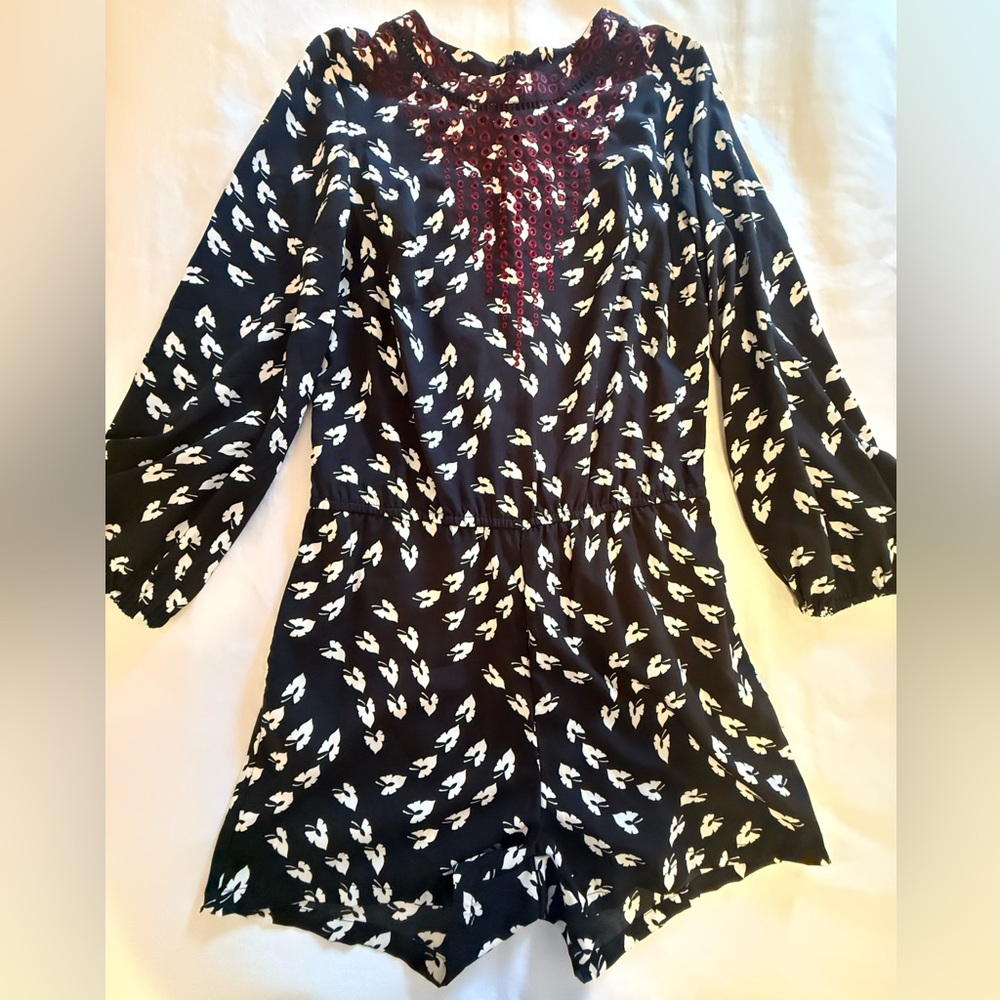 Anthropologie long sleeve romper, XS